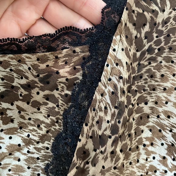 Emma James leopard print blouse (sz 10) - Picture 6 of 12